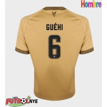 Camiseta Crystal Palace Marc Guehi #6 Visitante Equipación 2025-26 manga corta